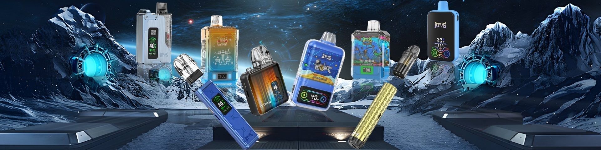 ATVS Vape Florida FL USA | Disposable Vape Refillable Pod kit 25000, 30000, 40000, 45000Puffs with best price