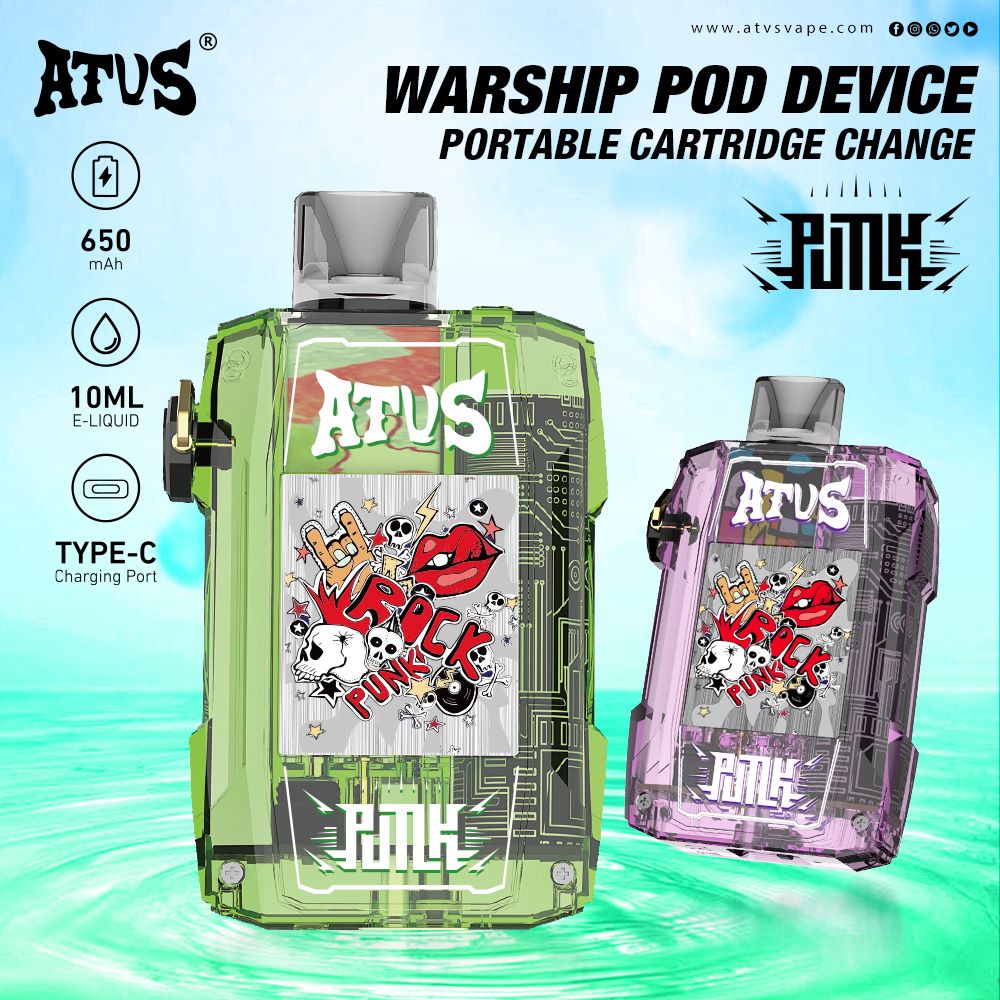 7000 Puffs Disposable Vapes with rechargeable and adjustable airflow crystal vape Hot sale Thick Oil Vape Pod Ceramic Coil Technology Smooth Hits ATVS