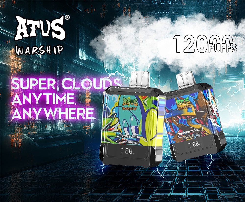DE013A Florida FL USA 12000 Puffs Disposable Vapes with LED display screen and adjustable airflow