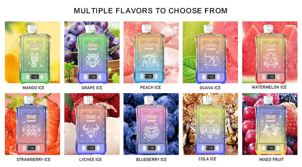 DE015 Florida FL USA 18000 Puffs Disposable Vape with LED display screen and adjustable airflow rechargeable ATVS Vape