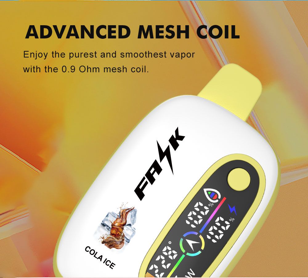 DE016 Florida FL USA 25000 Puffs Disposable Vape with LED display screen and adjustable airflow rechargeable