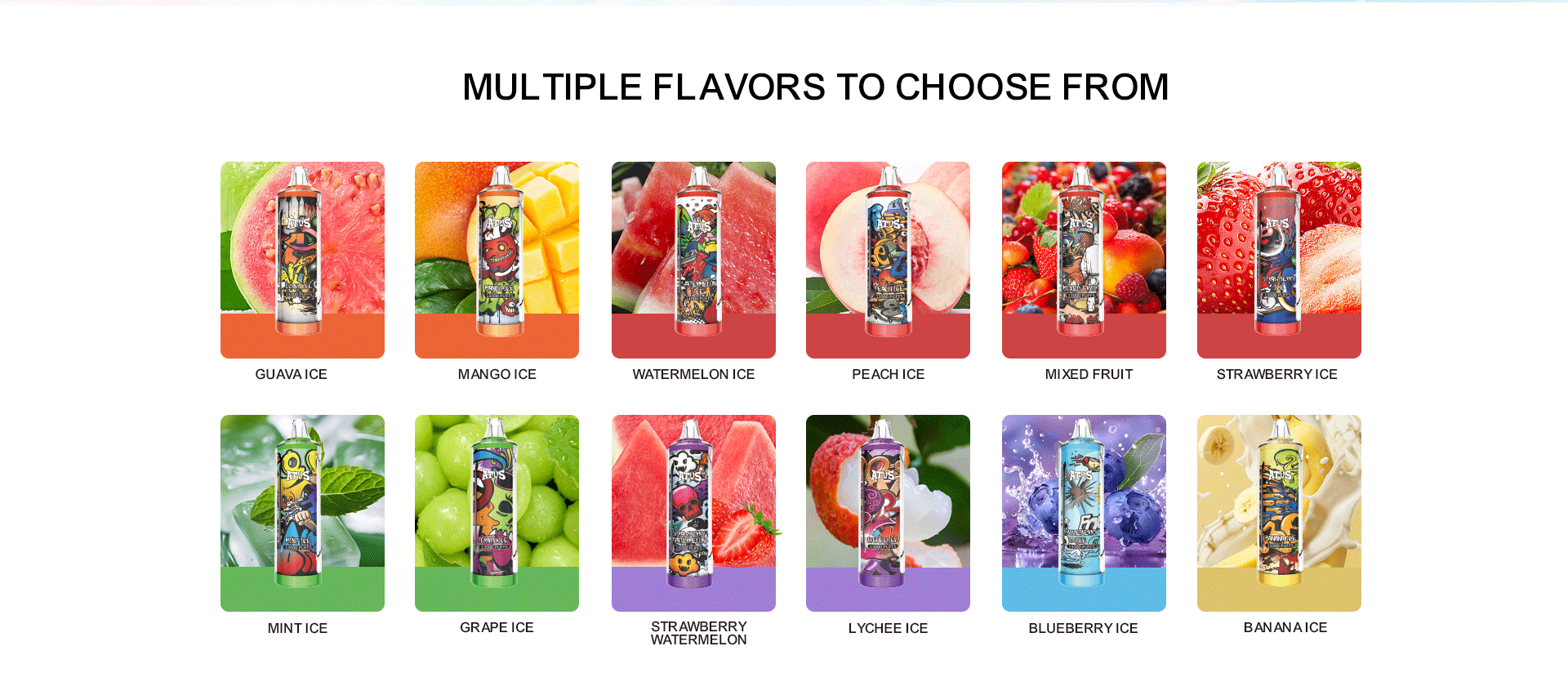 DE018 Florida FL USA 13000 Puffs Disposable Vape with rechargeable ATVS Vape