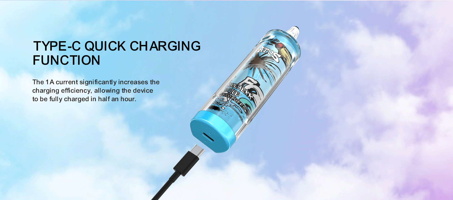 DE018 Florida FL USA 13000 Puffs Disposable Vape with rechargeable ATVS Vape