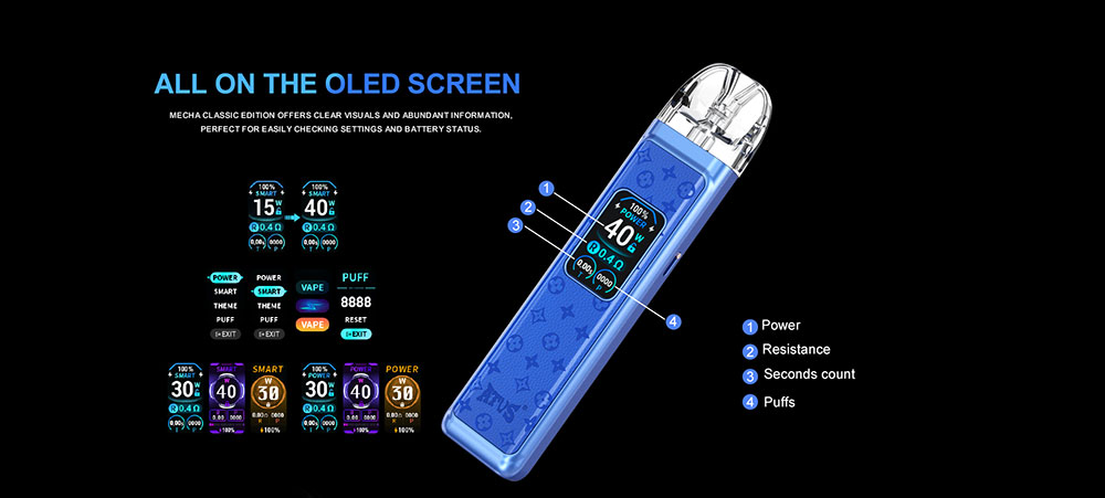 DE019 Florida FL USA MAX Refillable Pod Kit System Device ATVS Vape