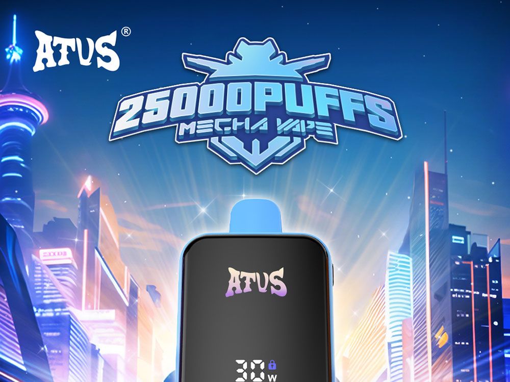 DE022 Florida FL USA 25000 Puffs Disposable Vape with Full screen rechargeable and adjustable airflow ATVS Vape