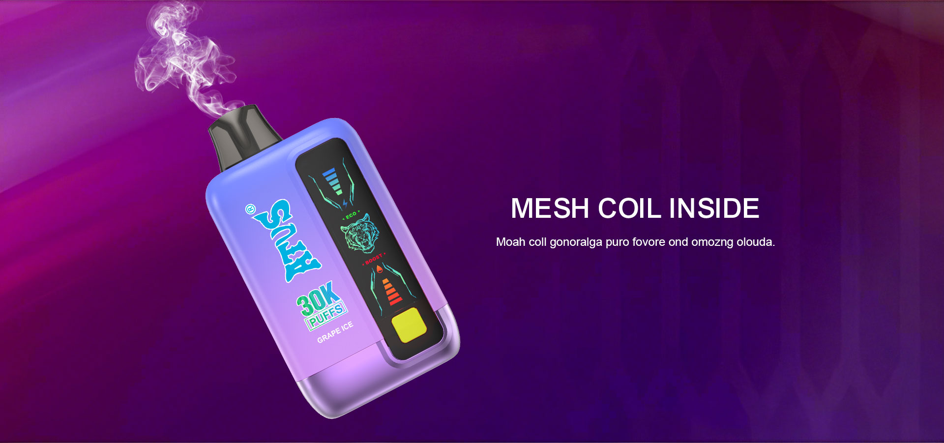 DE026 Florida FL USA 30000 Puffs Disposable Vape with LED display screen and adjustable airflow ATVS Vape