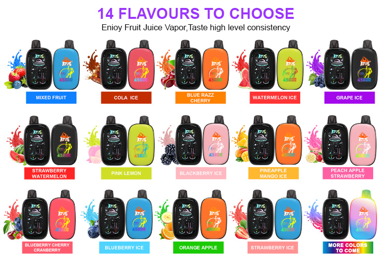 DE027 Florida FL USA 45000 Puffs Disposable Vape with rechargeable and adjustable airflow ATVS Vape